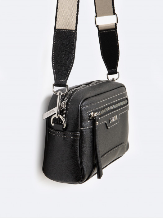 Crossbody kabelka čierna MARA 906